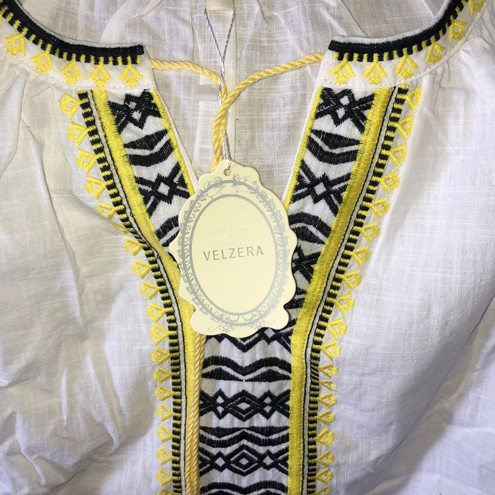 Embroidered Tassel Top - Picture 2 of 4